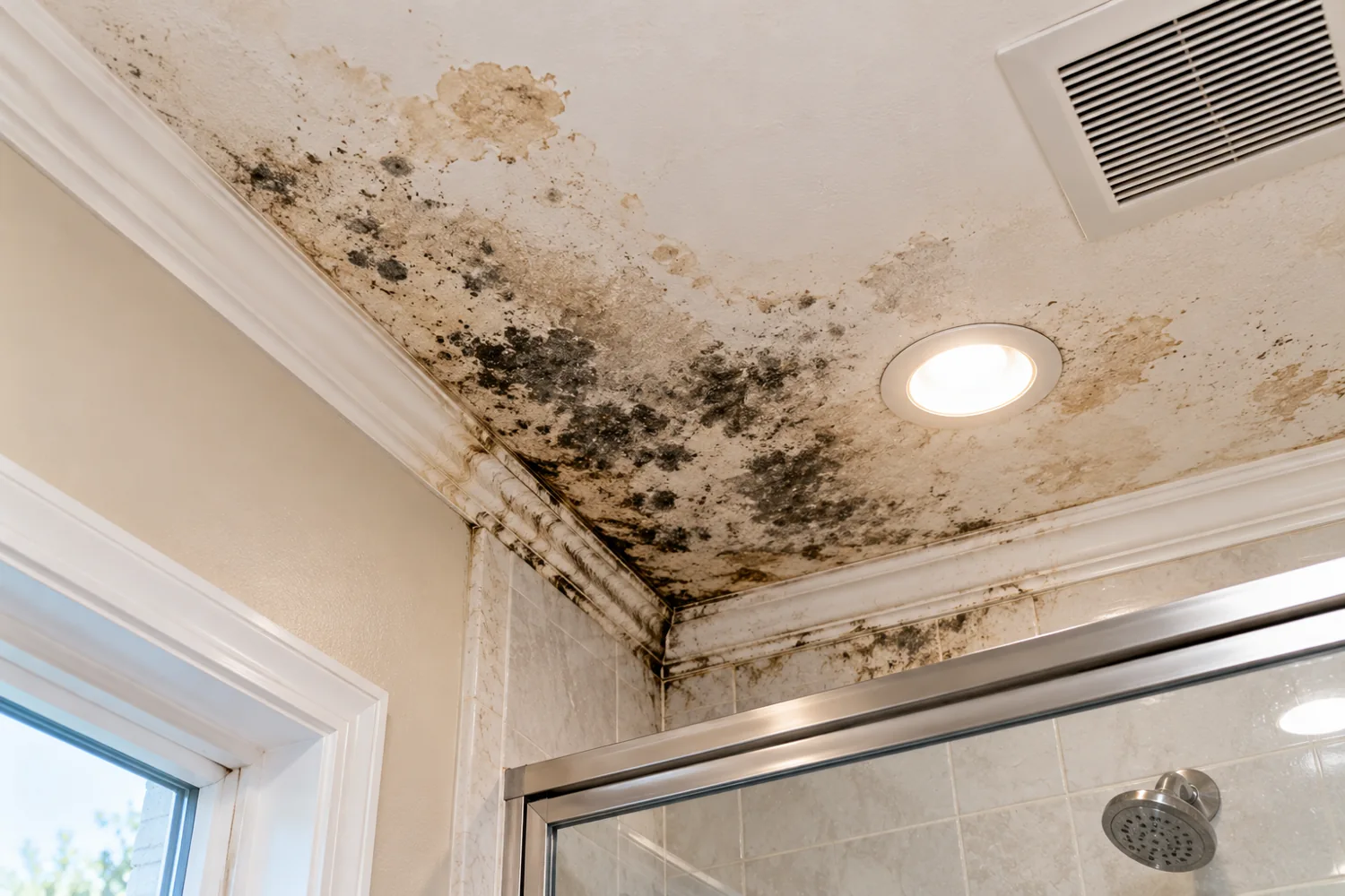 Ceiling discoloration